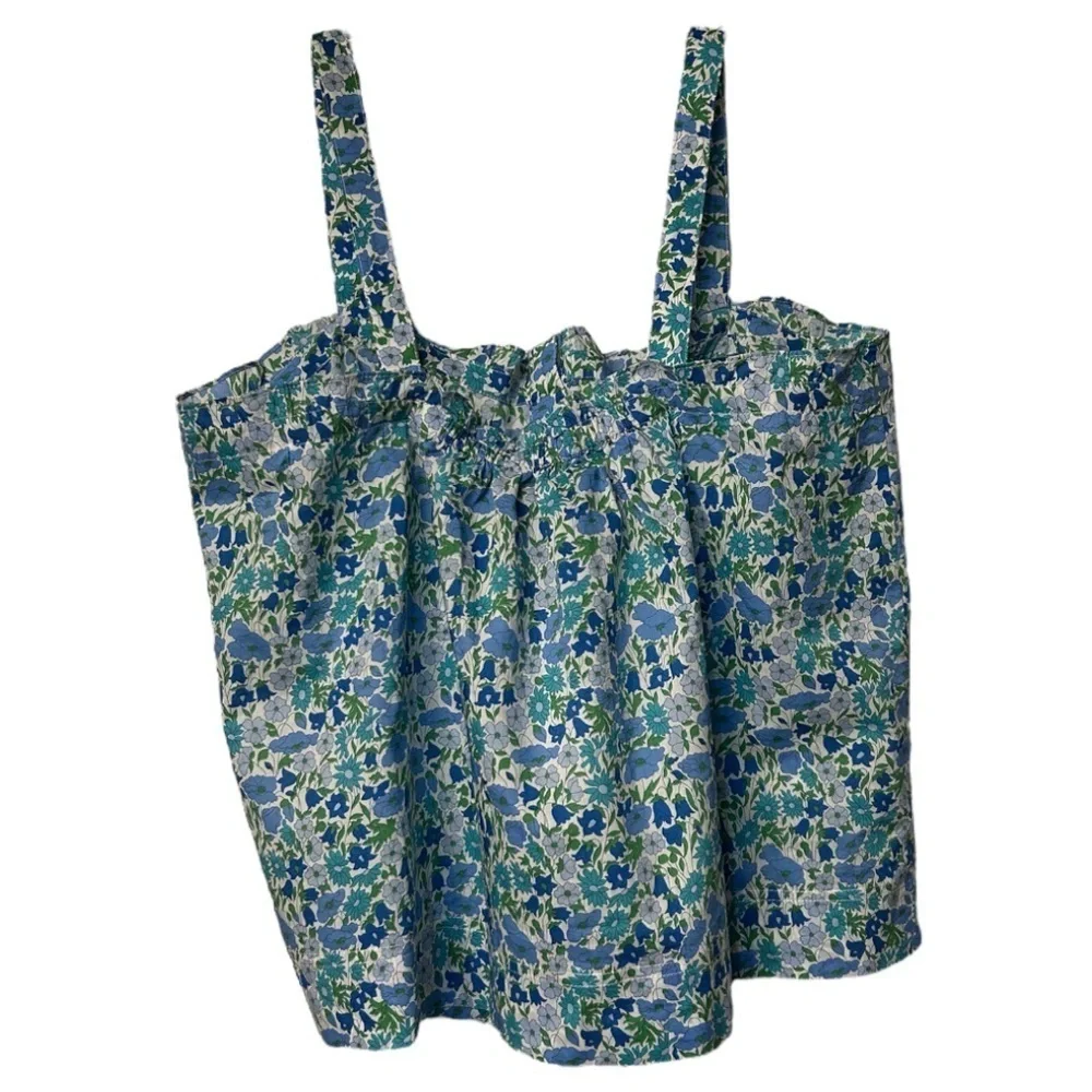 NWT Floral Blue Top by J. Crew